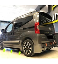 Fiat Fiorino Yan Marşpiyel Seti Plastik 2 Adet Mat Siyah karlık+ek+bodykit