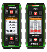 Sndway SW-6100GT Duvar Metal-Ahşap Dedektörü ve Lazer Mesafe Ölçer 120M
