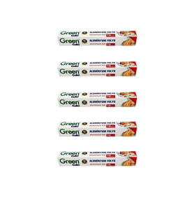 Green Cuki Alüminyum Folyo - 30 Cm. x 10 Metre - 5 Paket