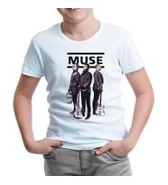 Muse - Grup Beyaz Çocuk Tshirt