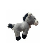 Sevimli Peluş At Sesli 25 cm (Çok Renkli)