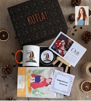 Kişiye Özel Karikatürlü Yoga Lover Motivasyon Hediye Kutusu - Kişiye Özel Kupa Standart, Çay, Takvim, Mum Doğum Günü Hediyesi