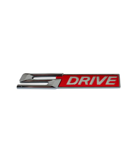BMW UYUMLU SDRİVE (S DRİVE) YAZI ARMA KIRMIZI