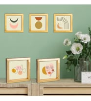 Yapışkanlı Sök Tak Gold Pola Çerçeveler 12x12cm - 10 lu Paket +resim baskısı