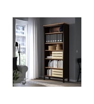 HEMNES Açık Kitaplık, Venge-Kahverengi, 90x197 cm