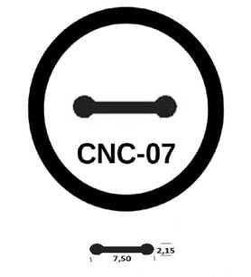 Contacall Cnc Kızak Fitili Cnc Sıyırıcı Contası 5 Metre Siyah
