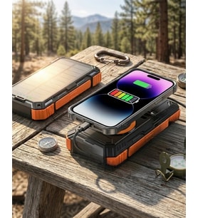 20000 Mah Solar Powerbank Kablosuz Şarj Özellikli Kamp Ve Seyahat İçin Taşınabilir Güç Kaynağı