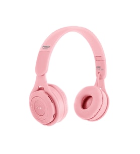 Force Kablosuz Kafaüstü Kulaklık Bluetooth Wireless 5.0V Mikrofonlu HD Ses (Pembe)
