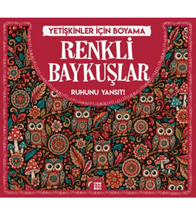 Renkli Baykuşlar &amp; Yetişkinler için Boyama