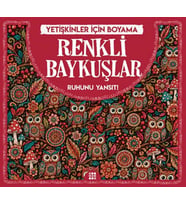 Renkli Baykuşlar &amp; Yetişkinler için Boyama