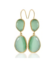 Kadir Jewellery 22 Ayar Altın Kaplama Kadın Sallantılı Küpe -El İşçiliği Ve Hipoalerjenik Küpe