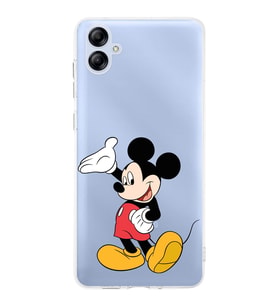 Samsung Galaxy A04e  Kamera korumalı Kapak Mickey Mouse Tasarımlı  Şeffaf Kılıf
