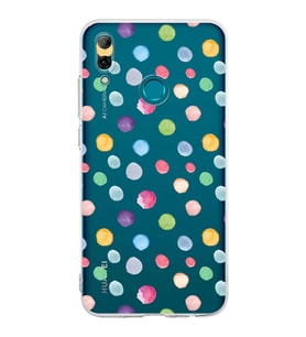 PrintiFy Huawei P Smart 2019 ile Uyumlu Water Color 6  Kamera Korumalı Şeffaf  Kılıf