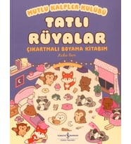 Mutlu Kalpler Kulübü - Tatlı Rüyalar Çıkartmalı Boyama Kitabım