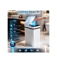Clean S1 Akıllı Sensörlü Otomatik Kapaklı Hijyenik Çöp Kovası 12L