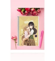 Mei Yuzu Anime Defter 1 Adet Özel Tasarım A4 Boyutu Telli Çizgili Defter 21*29 Cm