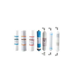 AQUAFLY Su Arıtma Filtresi 7 Filtre 10 AŞAMA Arıtıcı Filtresi YEDEK 10' AÇIK KASA UYUMLU