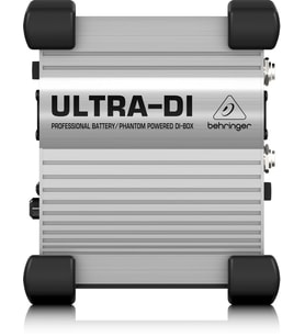 Behringer DI100 Profesyonel Pil/Phantom Powered DI-Box
