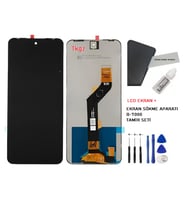 Tkgz - Tecno Spark GO 2023 Uyumlu Lcd Ekran Dokunmatik Servis + B-7000 + TAMİR SETİ