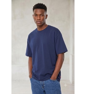 Bisiklet Yaka % 100 Pamuk Relaxed Fit T Shirt Erkek T SHİRT