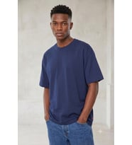 Bisiklet Yaka % 100 Pamuk Relaxed Fit T Shirt Erkek T SHİRT