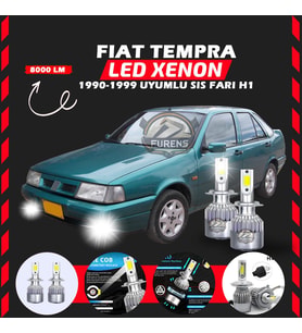 Fiat Tempra Sis Farı Uyumlu Şimşek Etkili Led Xenon Performance Series H1