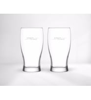 BK Gift Kişiye Özel İsimli İkili Belek Bira Bardağı (Beyaz)