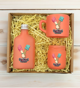 BK Gift Kişiye Özel İsimli DTF Best Friend Temalı Somon Kahve Fincanı & Kolonya & Mum Hediye Seti-5, Arkadaşa Hediye, Doğum Günü Hediyesi