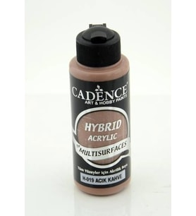 Cadence Hybrid Multisurface Akrilik Boya 120 ml. H-019 AÇIK KAHVE 