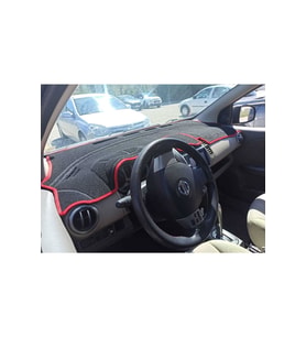 2007+ Modellerine Uygun Nissan Note Torpido Koruma Halısı Siyah Kenar Renk Kırmızı