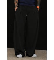 Erkek Oversize Eşofman Altı Bağcıklı Rahat Kalıp Günlük Basic Jogger Pantolon