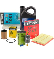 Opel Corsa C Filtron 1.0 / 1.2 / 1.4 Twinport Benzinli Motor Filtron Bakım Seti Motul 5W30 4 LT Yağ (Standart)