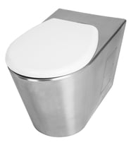 Normo Paslanmaz Çelik Klozet P Çıkışlı-Taharet Çubuksuz 370x580x350mm (NRC-6035-PXXL)