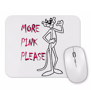 Pantera Cor De Rosa Pembe Panter Mouse Pad