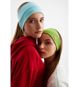 Aqua-Çimen Yeşil 2'li Pamuklu Kaşkorse, Kaymaz, Terletmez, Ultra Hafif, Spor Saç Bandı Bandana Buff (Çok Renkli)
