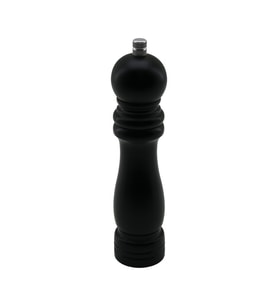 SİYAH AHŞAP BÜYÜK= ÇAP: 4.5CM - UZUNLUK: 19.5CM TUZ - BAHARAT ÖĞÜTÜCÜ