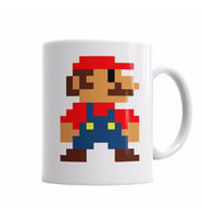 Mario   Nintendo ATARI Kupa Bardak Porselen