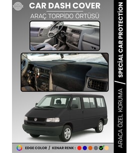 VOLKSWAGEN TRANSPORTER T4 (1990-2003) Torpido Örtüsü Ön Göğüs Koruma Torpido Koruma Tam Uyum Kaymaz
