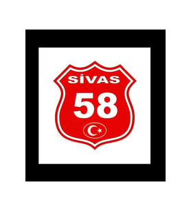 58 Sivas Sticker - 58 Sivas Sticker Kaliteli Ürün Dışa Dayanıklı