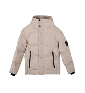 Jack Jones Jcoalpha Puffer Jnr Çocuk Günlük Mont 12262162-CROCKERY Krem