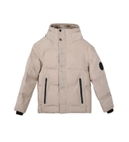 Jack Jones Jcoalpha Puffer Jnr Çocuk Günlük Mont 12262162-CROCKERY Krem