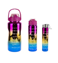 Matara Üçlü Set 2000 Ml 900 Ml 500 ML Neon Pembe