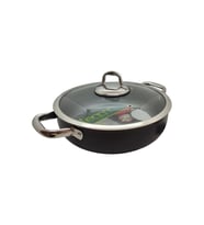 LEGGNO MST2828ST28BK MASTER TITANIUM SIĞ TENCERE SİYAH 28CM 