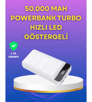 Lightning Type-C Girişli 50000Mah