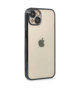 İphone 14 Kılıf  Lensli  - Siyah