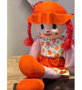 LİMON BEZ BEBEK 50 CM