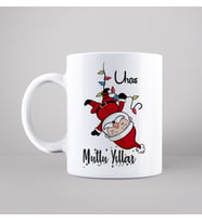 Mutlu Yıllar & Merry Christmas & Yılbaşı & Noel Baba Tasarımlı Kupa Kişiye Özel