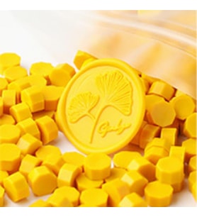 Mühür Mumu 100 Davetiye İçin 300 Boncuk Model: 37 Limon