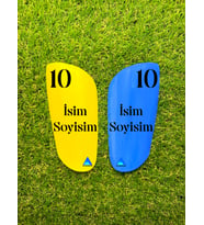 Armadura Kişiye Özel Tekmelik - Renkli-Sarı Mavi - 1 Takım (016)