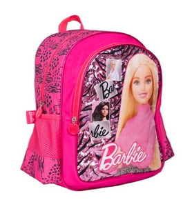 Barbie Okul Çantası Pembe Çift Bölmeli